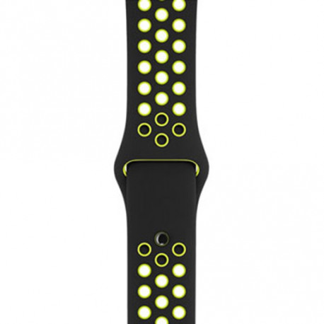 Apple Bracelet Sport Nike Noir/Volt 38mm (S/M et M/L)