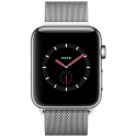 Apple Watch Series 3 boîtier en acier inoxydable argent de 38mm avec Bracelet Milanais MR1N2 (late 2017)