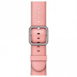 Apple Bracelet boucle classique rose poudré 42mm