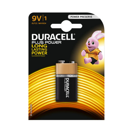 Duracell Plus Power pile 9V alcaline (lot de 3)