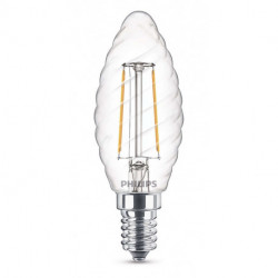 Philips ampoule LED flamme E14 2W (25W) 2700K blanc chaud (lot de 3)