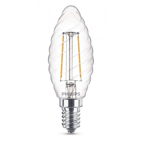 Philips ampoule LED flamme E14 2W (25W) 2700K blanc chaud (lot de 3)