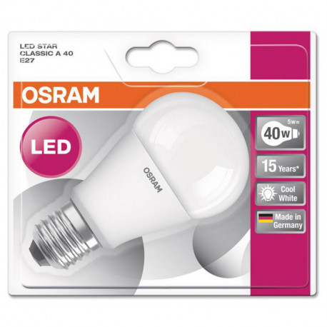 Osram ampoule LED Star Classic E27 6W (40W) blanc froid (lot de 3)