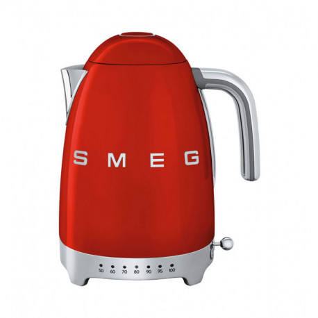 Smeg Bouilloire Température Réglable Rouge 2400W 1,7L KLF04RDEU