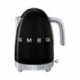 Smeg Bouilloire Température Réglable Noir 2400W 1,7L KLF04BLEU