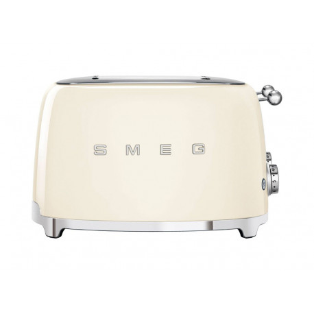 Smeg Grille-Pain Crème 2000W 4 Tranches TSF03CREU