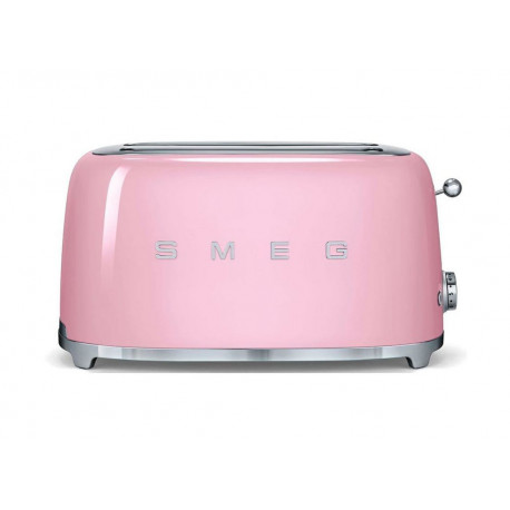 Smeg Grille-Pain Rose 1500W 4 Tranches TSF02PKEU