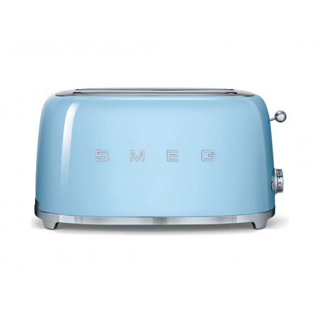 Smeg Grille-Pain Bleu Azur 1500W 4 Tranches TSF02CREU