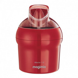 Magimix Sorbetière Glacier 15W 1,5L Rouge 11669