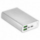 Puro Batterie Externe Siver 1000 mAh 2 USBA + 1 USBC