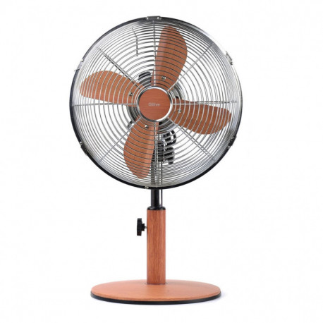 Qilive Ventilateur de Table Coloris Bois 40W Q.5956/134484