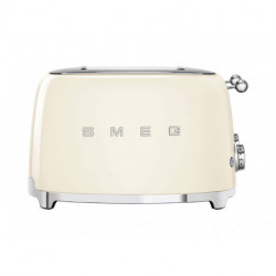 Smeg Grille-Pain Crème 2000W 4 Tranches TSF03CREU