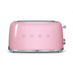 Smeg Grille-Pain Rose 1500W 4 Tranches TSF02PKEU