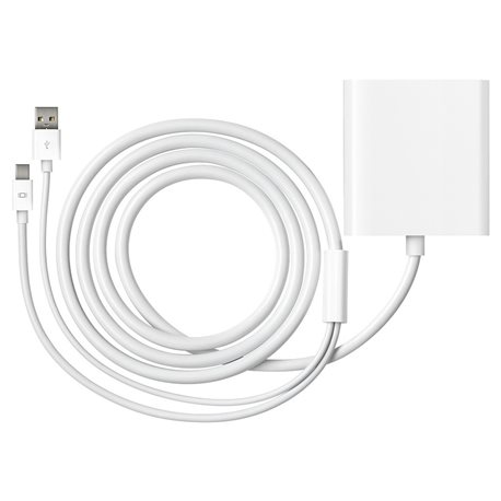 Apple Adaptateur Mini DisplayPort vers DVI double liaison (pour connecter un moniteur 30" HD) MB571