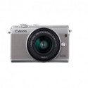 Canon Appareil Photo Hybride EOS M100 Gris + Objectif 15-45mm