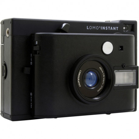 Lomography Appareil Photo Instantané Instant Noir + 3 objectifs