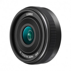 Panasonic Objectif pour Hybride 14mm noir F2.5