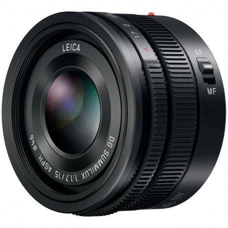 Panasonic Objectif pour Hybride 15mm f/1.7 noir Leica DG Summilux