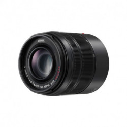 Panasonic Objectif pour Hybride 45-150mm f/4-5.6 noir OIS Lumix G Vario