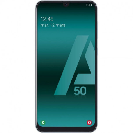 Samsung Smartphone Galaxy A50 128 Go 6.4 pouces Blanc 4G Double port Nano Sim