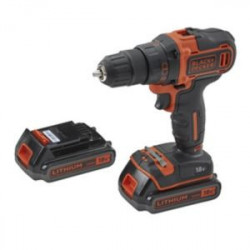 Black & Decker Perceuse visseuse sans fil BDCD186K1B2 18V 2Ah