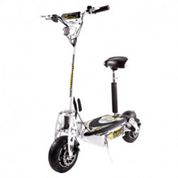 Sxt Scooters Trottinette électrique SXT Scooters 1600 XXL 1600W Brushless Blanche Batterie plomb 48V 12Ah Vitesse 25km/h