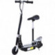 Homcom Trottinette électrique 120 W pliable pour enfants à partir de 7 ans hauteur de guidon et selle réglable 12 Km/h max. noir