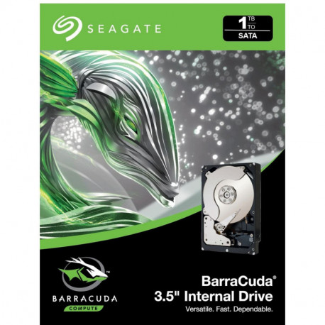 Seagate Disque dur Barracuda 3.5 Pouces 1 To Desk