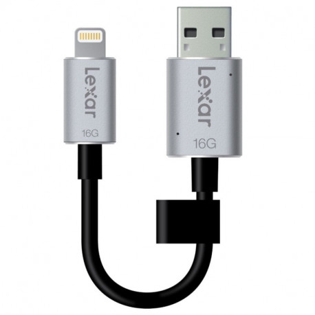 Lexar Clé USB LJDC20i - USB 3.0 - 16 Go - Noir/gris