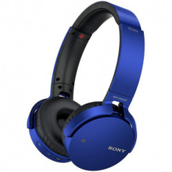 SONY Casque Bluetooth - Bleu - MDR-XB650BT