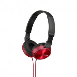 SONY MDR ZX310 AP - Rouge - Casque audio filaire