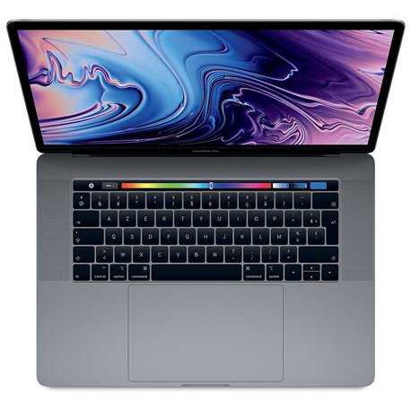 Apple MacBook Pro i7 2,7Ghz 16Go/512Go Radeon Pro 455 15" Touch Gris sidéral MLH42 (late 2016)