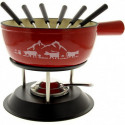 Table & Cook Raclette - Fondue Fondue Savoyarde fonte rouge 6 personnes