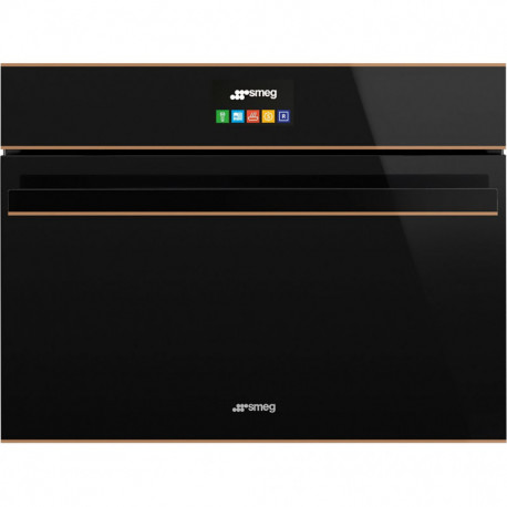 Smeg Micro-ondes encastrable combiné SF4604MCNR