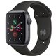 Apple Watch Series 5 GPS boîtier en aluminium gris sidéral de 40mm avec bracelet sport noir MWV82 (late 2019)