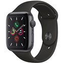 Apple Watch Series 5 GPS boîtier en aluminium gris sidéral de 40mm avec bracelet sport noir MWV82 (late 2019)