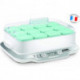 SEB Yaourtière Multi Délices Family 12 Pots Yaourt à Boire Fromage Blanc Frais Crème Dessert 600W Blanc YG6581FR