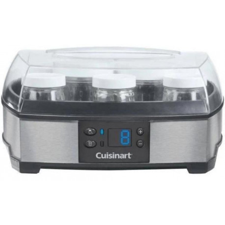 Cuisinart Yaourtière - Fromagère Yaourtière et fromagère YM400E+12 pots verre 125ml + 2 de 250ml