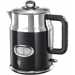 Russell Hobbs Bouilloire Retro, Noir 2400W 1,7L 21671-70