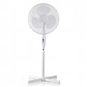 Nedis Ventilateur sur Pied Hauteur Réglable 40cm de Diamètre 3 Vitesses Blanc