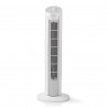 Nedis Ventilateur Colonne 3 Vitesses Fonction d'Oscillation Fonction de Minuterie Blanc