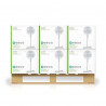 Nedis Ventilateur sur Pied Hauteur Réglable 40cm de Diamètre 3 Vitesses Blanc