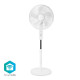 Nedis Ventilateur intelligent Wi-Fi Autonome 40cm Blanc