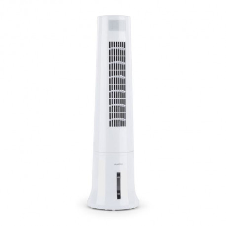 Klarstein Highrise rafraîchisseur d’air 3-en-1 35 W débit d'air max 530m³/h pack de glace 2,5 l blanc