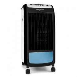 Oneconcept CarribeanBlue - Rafraichisseur d'air ventilateur 70W Blanc-Noir