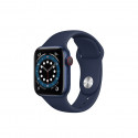 Apple Watch Series 6 GPS Cellular Aluminium Bleu de 40 mm Bracelet Sport Marine M06Q3 (late 2020)