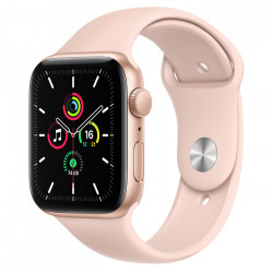 Apple Watch SE GPS Aluminium Or 44mm Bracelet Sport Rose MYDR2 (late 2020)