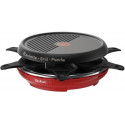 Tefal Raclette Colormania Rouge 850W 6 Personnes RE12A512