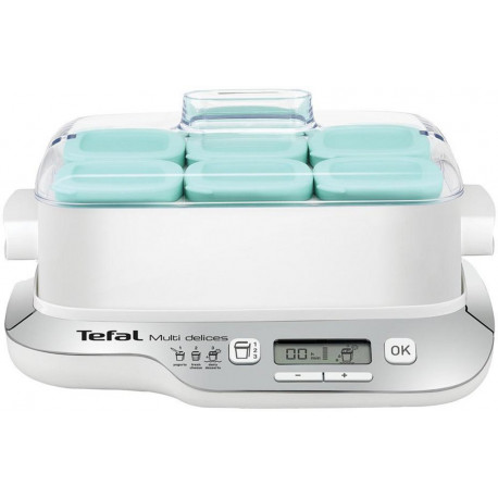 Tefal Yaourtière Multi Délices YG657 6 Pots + 6 Bouteilles Yaourt à Boire YY3899FB