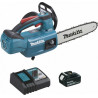 Makita Tronçonneuse d'élagage Makita 18 Volts Li-Ion 3 Ah 25cm (1 batterie) DUC254RF